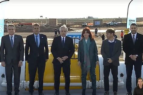 Se inauguró el Gasoducto Néstor Kirchner