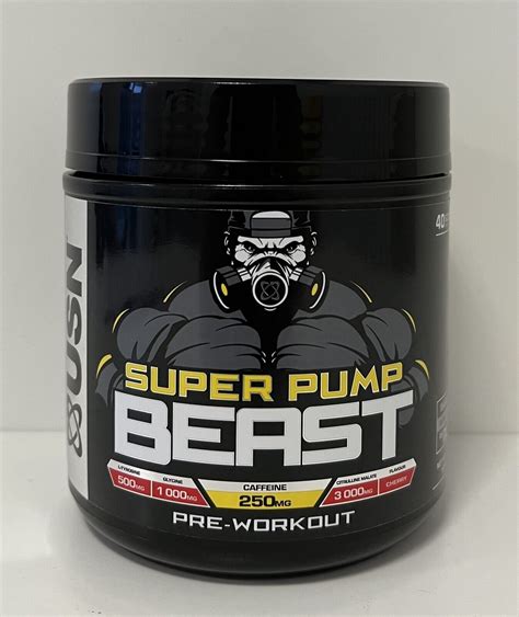 Usn Super Pump Beast Pre Workout Cherry Flavour G Ebay