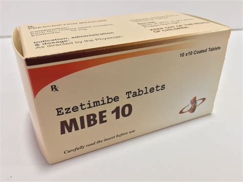 Ezetimibe 10 Mg Tablet Packaging Size 10x10 Tablets At Best Price In