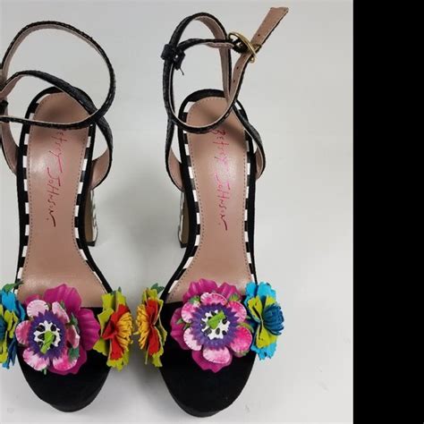 Betsey Johnson Shoes Betsey Johnson Milana Floral Chetah Heels 475