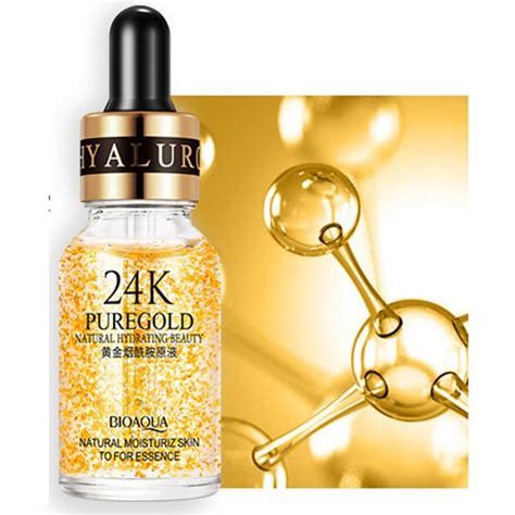 Kjøp BIOAQUA 24k Gold Essence Hyaluronic Acid Hydrating Essence Gift