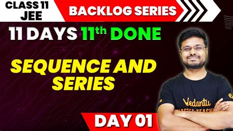 Sequence And Series Class Maths Backlog Series Jee Vijay