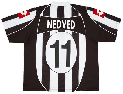 pavel nedved retro jersey vintage shirt  football history