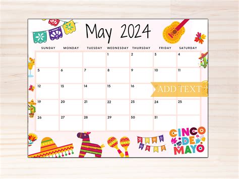 Editable May Calendar Good Calendar Idea