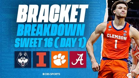 Ncaa Tournament Sweet 16 Recap Uconn Illinois Alabama And Clemson