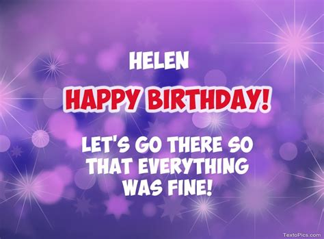 Happy Birthday Helen pictures congratulations.