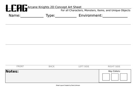 2 d concept art sheet | PPT