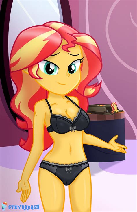 Sunset Shimmer On Twitter You Like My Black Bra And Panties I