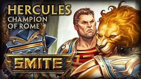 Smite God Reveal Hercules Champion Of Rome Youtube