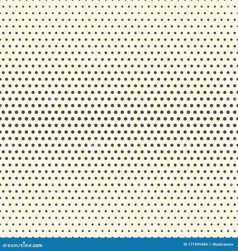 Seamless Halftone Pattern Minimal Elegant Wallpaper Stock Vector