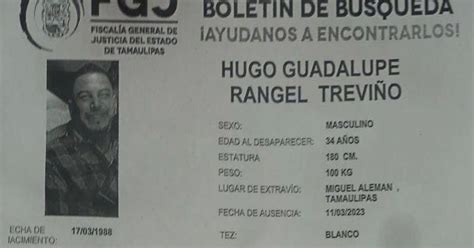 ¿lo Has Visto Hugo Desapareció En La Frontera De Tamaulipas