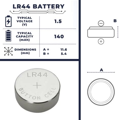 LR44 Batterie Größe Spannung Kapazität Vorteile und