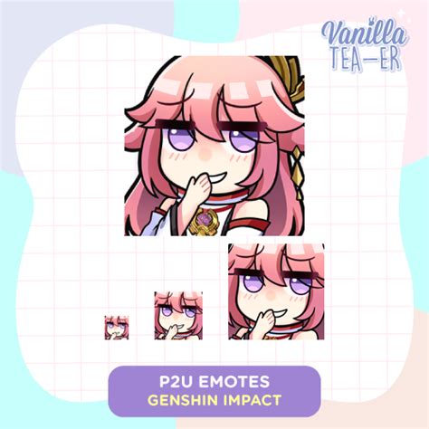 P2u Emote Yae Smug Gi Vanilla Tea Er S Ko Fi Shop Ko Fi ️ Where Creators Get Support