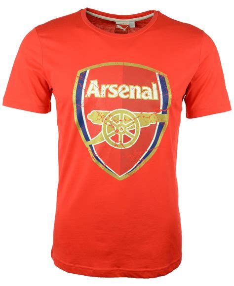 Puma Men S Arsenal Fc Core T Shirt In Red For Men Lyst