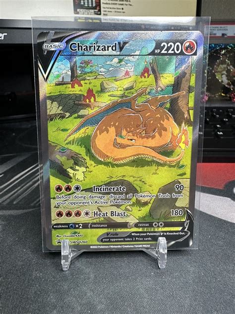 Pok Mon Tcg Charizard V Swsh Black Star Promo Fa Ultra Premium