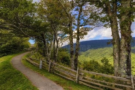 Blue Ridge Parkway Scenic Views in North Carolina, USA Stock Photo ...