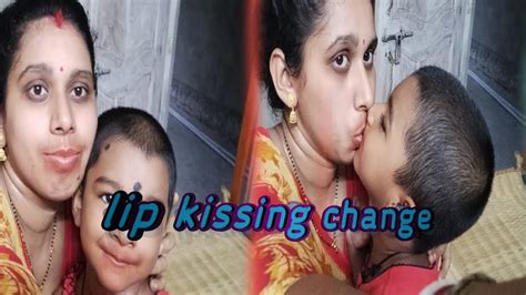 Lip Lock Kissing Challeng With My Daughter Vairalvideo Kissing