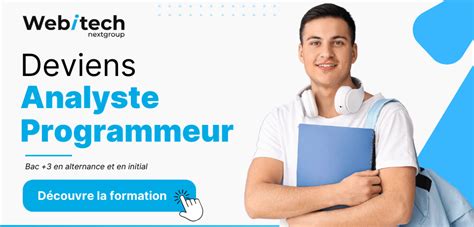 Fiche métier Analyste Programmeur Webitech