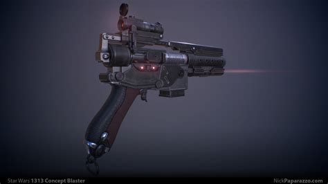 Nick Paparazzo - Star Wars 1313 Concept Blaster