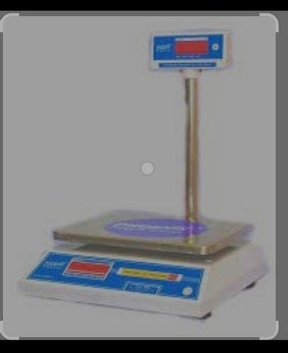 Stainless Steel Phoenix Table Top Weighing Scale With Kg Capacity At