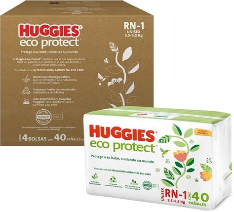 Huggies Eco Protect Pa Al Desechable Para Beb Unisex Etapa Reci N