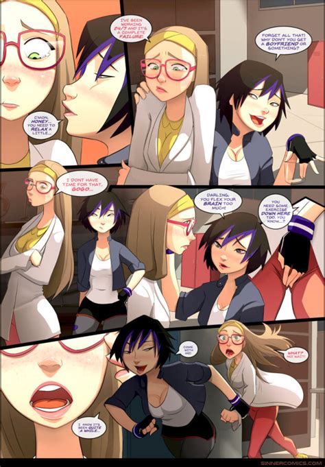 Baymax Bighero6 Comic Disney Female Gogotomago Lowblow