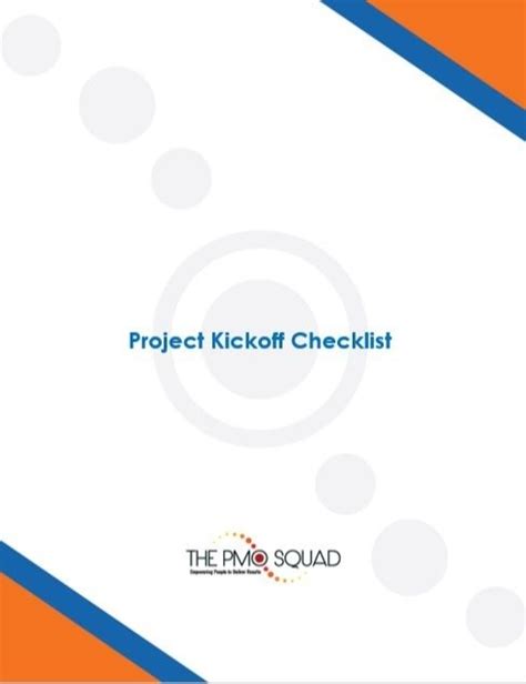 Why Use A Project Kickoff Checklist