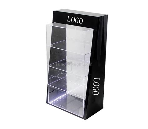 custom large led light display case lighted display case