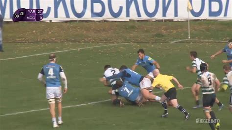 Krasnii Yar V Mogliano 2016 Higlights Qualification Rugby Challange Cup Youtube