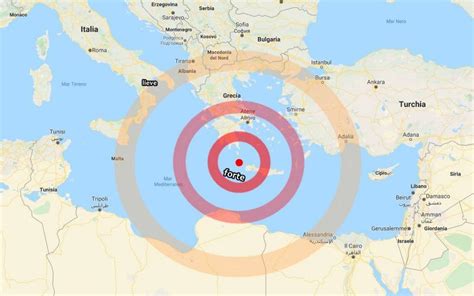 Terremoto In Grecia Creta Potente Scossa Nel Mediterraneo Avvertita