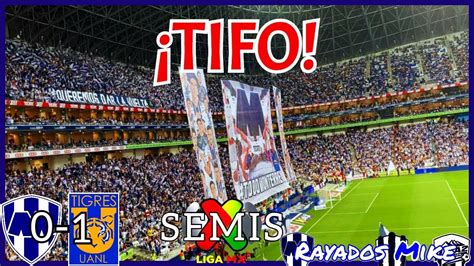 TIFO CLÁSICO REGIO MTY 0 1 Tigres Semis Cl 2023 Liga MX Rayados