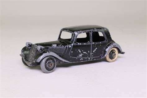 French Dinky Toys N Citroen Bl Black Black Hubs Playworn