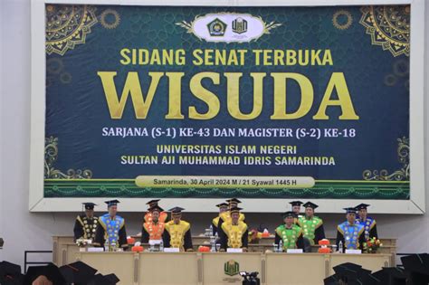 Wisuda Gelombang I Tahun Uin Sultan Aji Muhammad Idris Samarinda