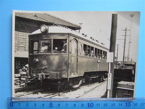 【やや傷や汚れあり】a44509 写真 古写真 電車 鉄道 鉄道写真 路面電車 6号の落札情報詳細 ヤフオク落札価格検索 オークフリー