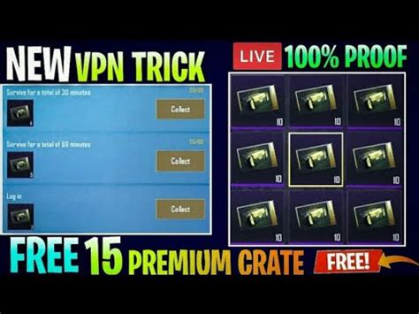 New Vpn Trick Pubg May Get Free Premium Create In Pubg Mobile