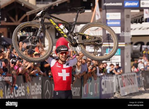 SCHURTER Nino Winner UCI Mountain Bike World Championships In Les Gets