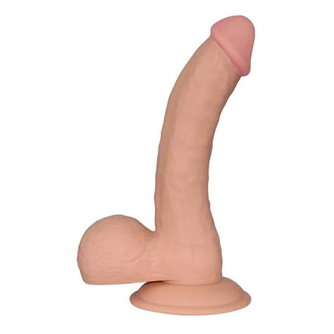 Dildo Realistic Ultra Soft Dude Lovetoy Culoare Flesh Cm Just