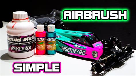 How To Paint An Rc Car Body Shell With An Airbrush Simple Rc Racing