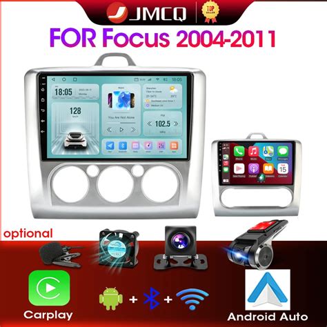 JMCQ 9 2 Din 4G WiFi Car Radio For Ford Focus Exi MT AT 2004 2011