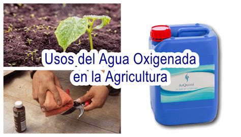 Usos Del Per Xido De Hidr Geno Agua Oxigenada En Agricultura