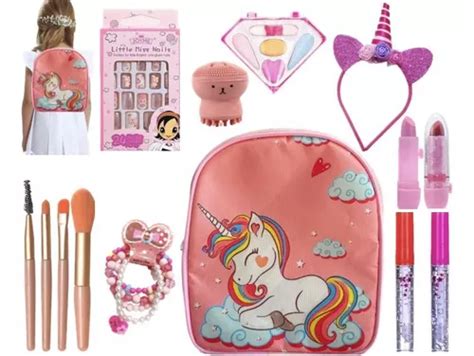 Kit De Maquiagem Infantil Mochila Linda Mercadolivre