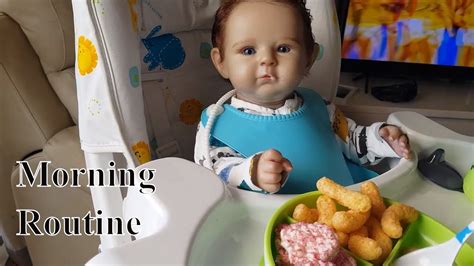 Reborn Morning Routine With Newborn Tristan REBORN Doll Roleplay