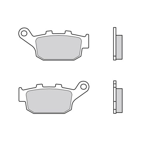 Beläge Bremse Brembo Sinter Hinten für Honda CB 500 F PC58 500 2017