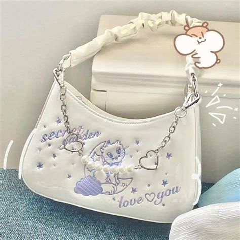 Pretty Bags Cute Bags Up Girl Soft Girl Shoulder Bag Women