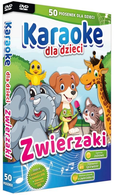 Karaoke ZWIERZAKI 50 Piosenek Dla Dzieci DVD Karaoke Online