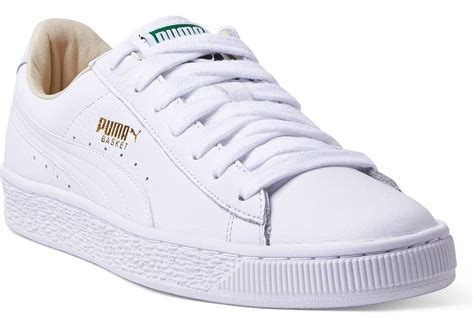 Tenis Puma Basket Classic Blanco Caballero Cuero Meses Sin Intereses