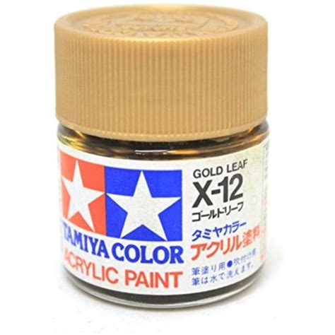 X Gold Leaf Acrylic Paint Gloss Ml Tamiya Dream Trains