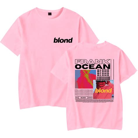 Frank Ocean Merch T Shirt Blond Blonde Album Cover Tee Fashion Hip Hop