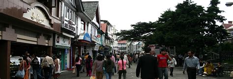 Most Beautiful Images In The Mall Road Shimla India