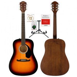 Fender Fa Dreadnought Pack Sunburst Wn